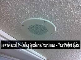If you plan to install your ceiling speakers in the bathroom, patio, or other areas prone to moisture if you need ceiling speakers for a surround sound installation then we have a few recommendations. How To Install In Ceiling Speaker In Your Home Your Perfect Guide