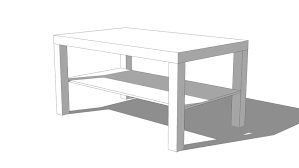 Download beautifully designed bim and 3d objects by ikea. Table Basse Ikea Modele Lack 3d Warehouse