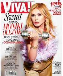 Wpadka w „kropce nad i. Monika Olejnik Viva Magazine 05 March 2020 Cover Photo Poland