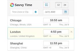 Flex day (no classes) august 18. Time Zone Converter Savvy Time