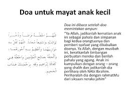 Doa ini biasanya dibaca ketika ada orang yang meninggal. Hadits Kematian Anak Kecil Nusagates