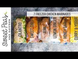 7 Chicken Marinade Recipes You Can Freeze This Post Shows You Exactly How To Marinate Chicken Breas Freezer Chicken Chicken Marinade Recipes Chicken Marinades