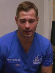 Patient Sock Coming Off and Snowing