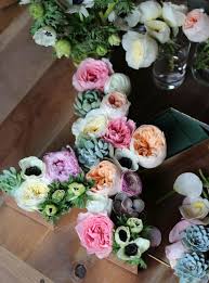 Buchstaben Mit Blumen Basteln 2 Varianten Mit Schritt Fur Schritt Anleitung In 2020 Kunstliche Blumenarrangements Blumen Blumen Basteln