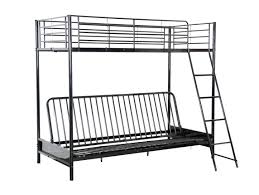 Lit Mezzanine 90x190 Noir Avec Banquette Clic Clac Raphael Homy France