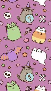 Pin By Kimkim On My Pins Halloween Wallpaper Iphone Cute Wallpapers Pusheen Cute