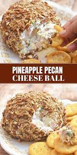 Pineapple Cheese Ball Recipe Cheese Ball Recipes Appetizer Recipes Cheese Ball