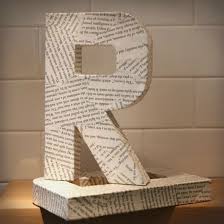14 Ways To Decorate Cardboard Letters Tomato Boots Cardboard Letters Decorative Letters Decoupage Letters