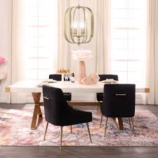 Dining chairs tulip chair shell pu side chair upholstered lounge chair for dining room living room bedroom kitchen chairs white. Modern Chairs Bellingham Black Dining Chair Eurway