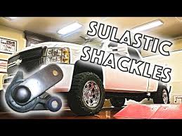 I didn't see a single bad comment on them. How To Install Sulastic Shackles 07 10 Duramax Youtube