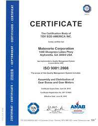 Iso 9001:2008 is focused on meeting customer expectations and delivering customer satisfaction so you must pay attention to the customer. Nachrichten Motovario Corporation Erneuert Die Iso 9001 2008 Zertifizierung Motovario Group