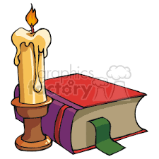 Open Bible Next To A Candle Clipart Commercial Use Gif Eps Svg Clipart 164108 Graphics Factory