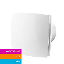 badkamerventilator 100 mm silent met timer en vochtsensor ventilator badkamer