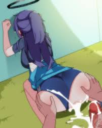 bbaltong, yuuka (blue archive), yuuka (track) (blue archive), blue archive,  aliasing, animated, commission, huge filesize, sound, tagme, ugoira, video,  1boy, 1girl, after anal, aftersex, anal, anus, ass, audible ejaculation,  audible internal cumshot, blue eyes ...