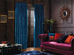 You can determine their length and width, based on the size and number of the windows in your majestic those living room curtain ideas would determine the quality and comfort of the room. Blue Curtains 48 Photos Curtains In The Interior Dark Blue Drapes In The Living Room Combination With Beige And Yellow