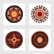 Aboriginal Art Painting Icon Set Vector Illustration Download Graphics Vectors Aboriginal Art Dot Painting Aboriginal Art Icon Set Vector