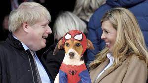 Boris johnson and carrie johnson in the garden of 10 downing street after their wedding on boris johnson married carrie symonds at the cathedral in a ceremony with 30 friends and family on. Qoaomad8zpnj0m