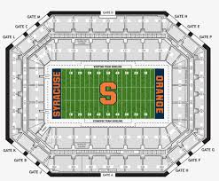 Carrier Dome Seating Chart Transparent Png 980x817 Free