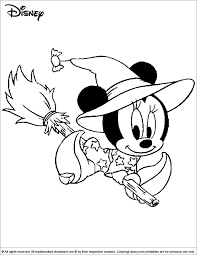 Disney halloween ★clipart for free; Halloween Disney Fun Coloring Page Coloring Library