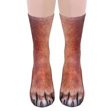 The socks are made of elastic coral soft fabric and provides you the most comfortable wearing experience ever. Realistic Animal Socks Will Make You Look Like You Have Animal Paws Bored Panda