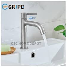 Soft rubber nozzles make the sprayer easy to clean, maintaining a lasting powerful flow. Gripo Sus304 Stainless Lavatory Faucet Single Cold Lazada Ph