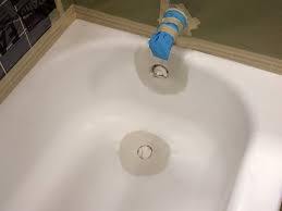 It's the oxygen in the water that does the dirty work. Bathtub Drain Overflow Rust Hole Repair