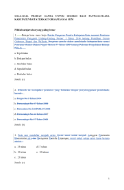 Contoh soal tes kpps 2019. Doc Kisi Kisi Wirda Yovi Academia Edu