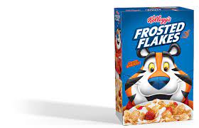 Frosted flakes is the generic name of any cereal with corn flakes coated in sugar. Frosted Flakes Cereal Kellogg S Frosted Flakes