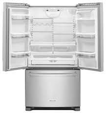 Explore our refrigerator sales for current deals and savings on kitchenaid® refrigerators. Krfc300ess Kitchenaid 20 Cu Ft 36 Inch Width Counter Depth French Door Refrigerator With Interior Dispense Stainless Steel Stainless Steel Manuel Joseph Appliance Center