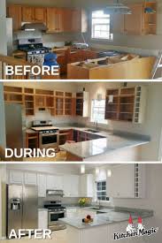 A refinishing project is a perfect opportunity to think out of the box. Yes You Can Reface And Increase Cabinet Size New Kitchen Cabinets Refacing Kitchen Cabinets Kitchen Remodel