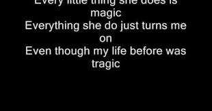 The Police Every Little Thing She Does Is Magic With Lyrics Cool Lyrics Cute Love Songs Lyrics