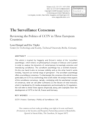 We did not find results for: Pdf The Surveillance Consensus Reviewing The Politics Of Cctv In Three European Countries