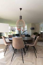 ronde zwarte eettafel eetkamer interieur eetkamer met ronde tafel eetkamer idee
