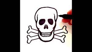 Please like, comment, and share. How To Draw A Skull With Crossbones Youtube