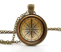 Clear Goal As A Compass Got Sidetracked Vintage Compass Compass Pendant Jewelry Picture