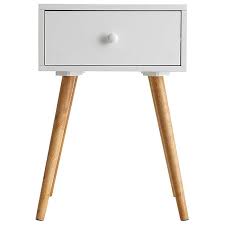 Side Table With Single Drawer White Target Australia Contemporary Side Tables White Side Tables White Accent Table