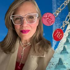 Yes/No Figaro (Decisions Decisions) Sterling Silver POP ART Lariat Nec