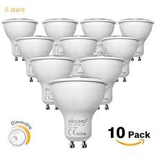 dicuno cob technology gu10 led bulbs 5w warm white 3000k 450lm 120 degree beam angle spotlight 50w halogen bulbs equivalent led light bulbs led bulb 10 things