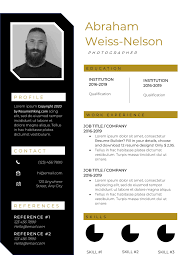 This accessible free cover letter template for word download features striped borders for an. 60 Free Word Resume Templates In Ms Word Download Docx 2020