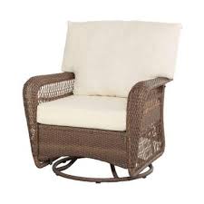 That's the best price we found anywhere by about $10. Martha Stewart Living Charlottetown Brown All Weather Wicker Patio Swivel Rocker L Wicker Patio Furniture Outdoor Wicker Furniture Brown Wicker Patio Furniture