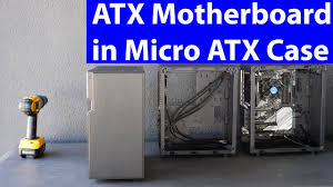 When we got in a few oddly sized dual cpu motherboards from evga and asus i posted up a few pictures on our forums and on facebook. How To Fit Atx Motherboard In A Micro Atx Case Youtube
