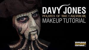Pirates Of The Caribbean Dead Man S Chest Davy Jones Makeup Pirates Of The Caribbean Davy Jones Makeup Tutorial Davy Jones Pirate Makeup Wholesale Halloween Costumes