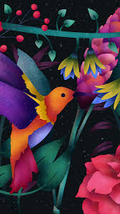 Hd Wallpaper Birds And Flowers Hummingbird Bird Art Flowers Wallpaper Flower Art Art Wallpaper Cute Wallpaper Backgrounds