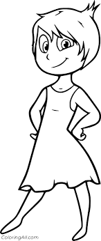 Let's create some colorful emotions! Inside Out Coloring Pages Coloringall