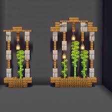 Four Bamboo Decoration Ideas Swipe To See All Of Them Minecraft Minecraftbuilds Minecrafte In 2020 Minecraft Crafts Minecraft Creations Minecraft Decorations
