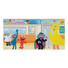 Sesame Street Subway Scene Poster