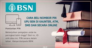 Cara beli pin upu online untuk lepasan spm yang hendak memohon kemasukan ke universiti awam (ua), politeknik, kolej komuniti dan institut latihan kemahiran awam (ilka). Cara Beli Nombor Pin Upu Bsn Di Kaunter Atm Sms Dan Secara Online