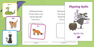 Magic Spell Book For Kids Eyfs Rhyming Spells Activity