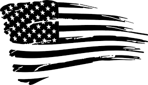 Vector Silhouette American Flag Black And White Torn American Flag 14x8 Inches Usa American Murica Merica Patriotic Veteran American Flag Background 4th Of July Images Flag Background
