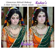 latest makeup ideas for mehndi event